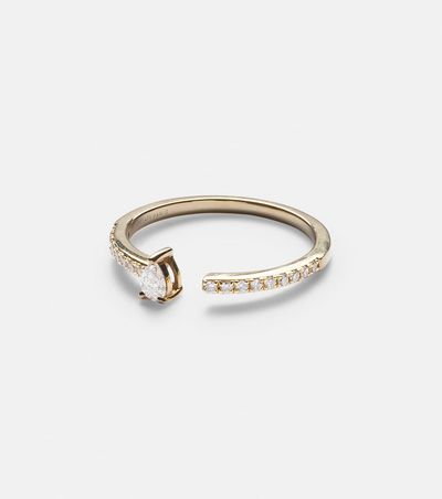 Persee Persée Héra 18kt gold ring with diamonds