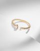 Persee Persée Héra 18kt gold ring with diamonds - 4