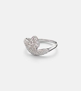 Persee PersÃ©e Wave Alliance 18kt white gold ring with diamonds