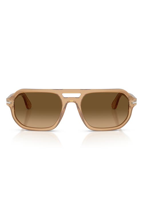 Persol Persol Guido 56mm Gradient Polarized Pillow Sunglasses