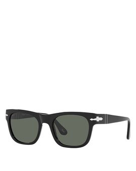 Persol Persol Polarized Rectangle Sunglasses, 52mm