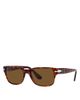 Persol Persol Polarized Rectangle Sunglasses, 55mm - 1