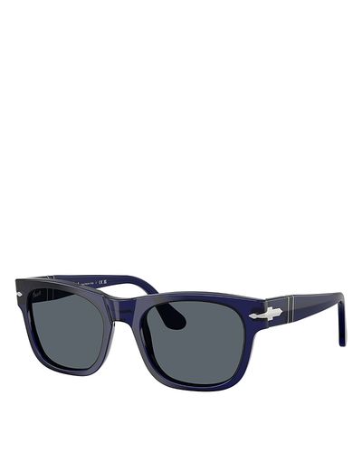 Persol Persol Rectangular Sunglasses, 52mm
