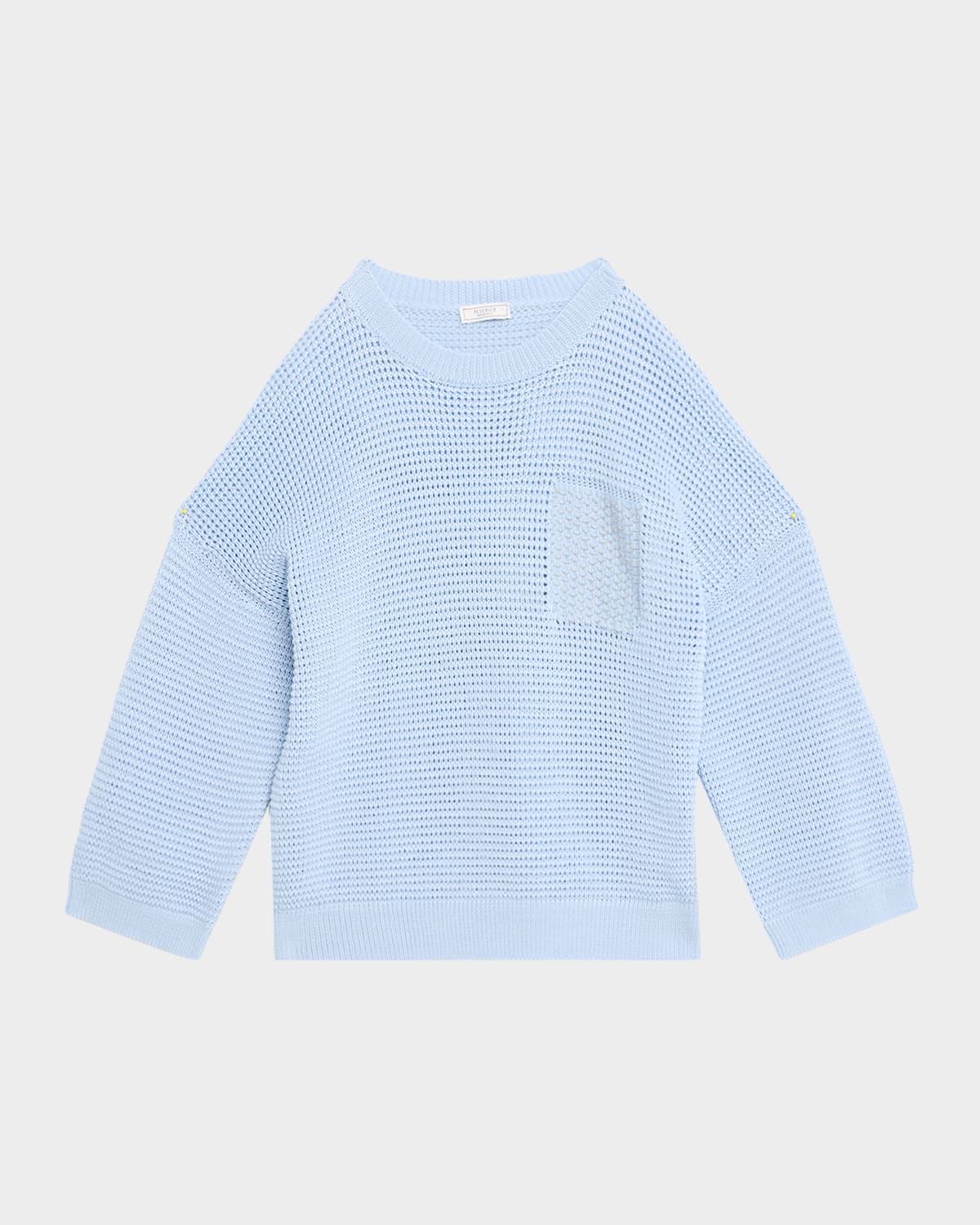 Peserico Openwork Stitched Pure Cotton Yarn Sweater