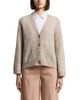 Peserico Peserico Alpaca Wool Blend Cardigan with Sequin Yarn - 1