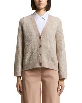 Peserico Peserico Alpaca Wool Blend Cardigan with Sequin Yarn