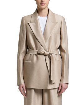 Peserico Peserico Belted Peak Lapel Blazer