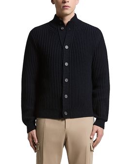 Peserico Peserico Cable Knit Extra Fine Wool Button Cardigan Sweater