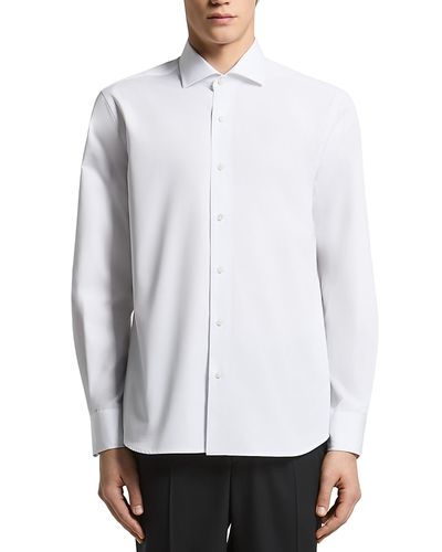Peserico Peserico Classic Spread Collar Cotton Poplin Shirt