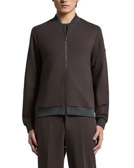 Peserico Peserico Cotton Blend Double Interlock Zip Sweater