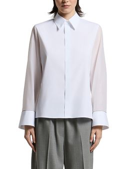 Peserico Peserico Cotton Blend Poplin Blouse