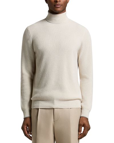 Peserico Peserico Extra Fine Wool & Cashmere Turtleneck Sweater