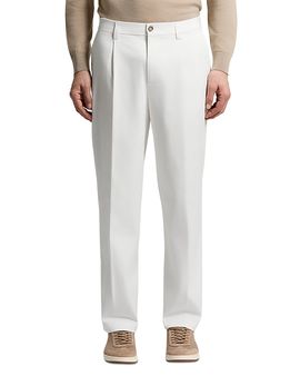 Peserico Peserico Heavy Cotton Blend Stretch Twill Pleated Trousers