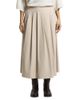 Peserico Peserico Matte Microfiber Pleated Midi Skirt - 1