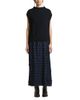 Peserico Peserico Merino Wool & Crepe de Chine Combo Dress - 1