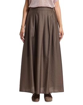 Peserico Peserico Pleated Maxi Skirt