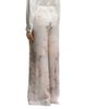 Peserico Peserico Printed Flowy Viscose Woman Palazzo Pants - 2