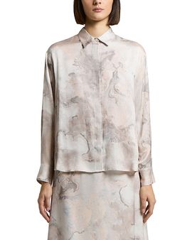 Peserico Peserico Printed Flowy Viscose Woman Shirt
