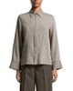 Peserico Peserico Printed Melange Leaf Collar Shirt - 1