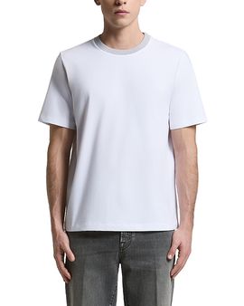 Peserico Peserico Regular Crewneck Cotton Blend T-Shirt