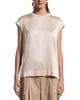Peserico Peserico Satin Cap Sleeve Tee - 1