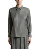 Peserico Peserico Shiny Wool & Viscose Stretch Twill Shirt - 1