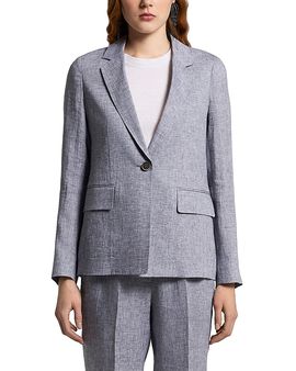 Peserico Peserico Single Breasted Linen Blazer