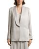 Peserico Peserico Single Breasted Woman Jacket in Flowy Cupro Viscose Washed Effect with Shawl Collar - 1