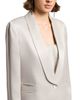 Peserico Peserico Single Breasted Woman Jacket in Flowy Cupro Viscose Washed Effect with Shawl Collar - 5