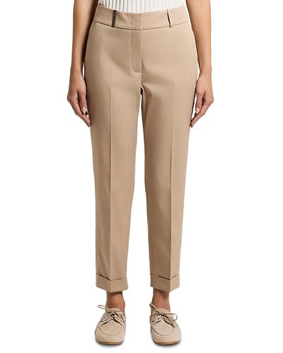 Peserico Peserico Slim Cuffed Pants
