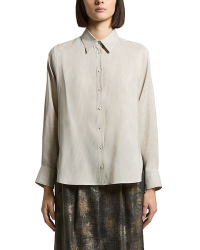 Peserico Peserico Striped Pure Silk Woman Shirt