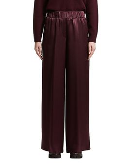 Peserico Peserico Textured Satin Wide Leg Pants