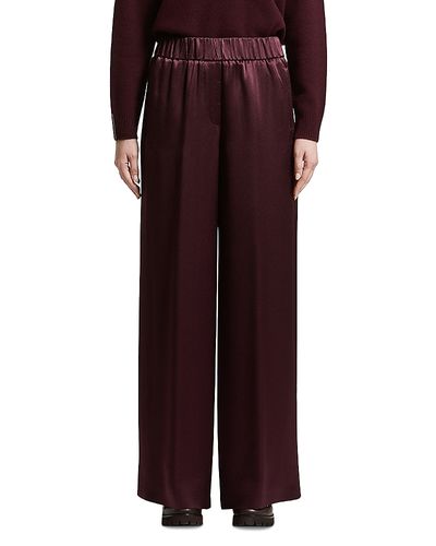Peserico Peserico Textured Satin Wide Leg Pants