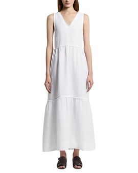 Peserico Peserico V Neck Maxi Dress