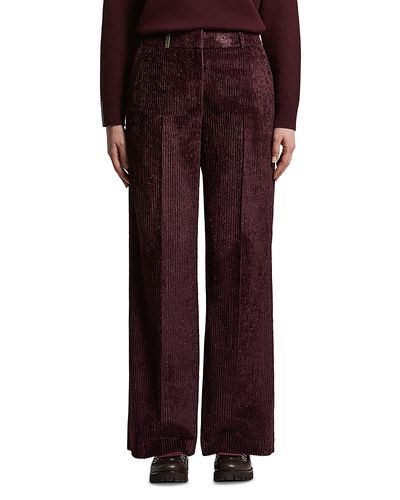 Peserico Peserico Wet Effect Corduroy Palazzo Pants