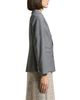 Peserico Peserico Woman Double Breasted Blazer Jacket in Stretch Wool Viscose Lurex Micro Pied de Poule - 3