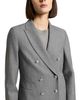 Peserico Peserico Woman Double Breasted Blazer Jacket in Stretch Wool Viscose Lurex Micro Pied de Poule - 5
