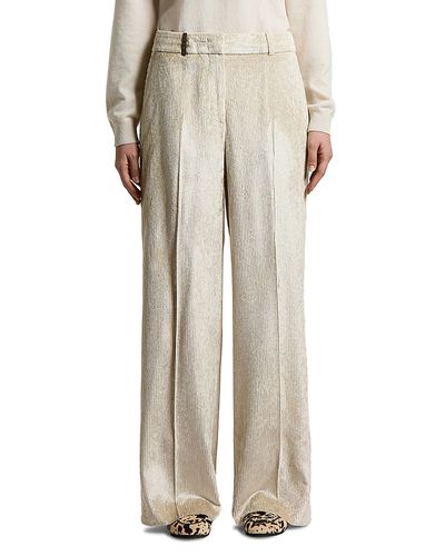 Peserico Peserico Woman Palazzo Pants in Fluid Stretch Viscose 7 Wales Corduroy