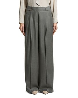 Peserico Peserico Woman Pants in Shiny Viscose Wool Stretch Twill