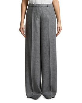 Peserico Peserico Woman Pants in Stretch Wool Viscose Lurex Micro Pied de Poule