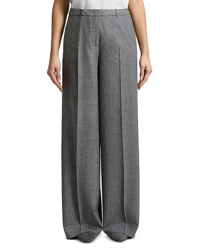 Peserico Peserico Woman Pants in Stretch Wool Viscose Lurex Micro Pied de Poule