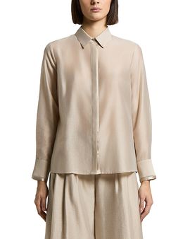 Peserico Peserico Woman Shirt in Lyocell Organza Fabrics with Semi Gloss Finish