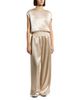 Peserico Peserico Woman Shirt in Shiny Viscose Satin with Tricot Details - 2