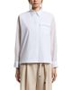 Peserico Peserico Woman Shirt in Stretch Cotton Popeline and Cotton Silk Blend Matte - 1