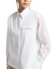 Peserico Peserico Woman Shirt in Stretch Cotton Popeline and Cotton Silk Blend Matte - 3