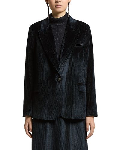 Peserico Peserico Woman Single Breast Blazer Jacket in Fluid Stretch Viscose