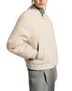 Peserico Peserico Wool & Alpaca Boucle Mirco Sequin Bomber Jacket - 2