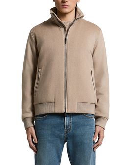 Peserico Peserico Wool & Cashmere Beaver Finish Stand Collar Jacket