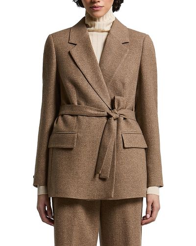 Peserico Peserico Wool Blend Belted Jacket