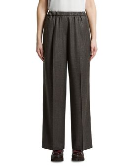 Peserico Peserico Wool Blend Flannel Wide Pants
